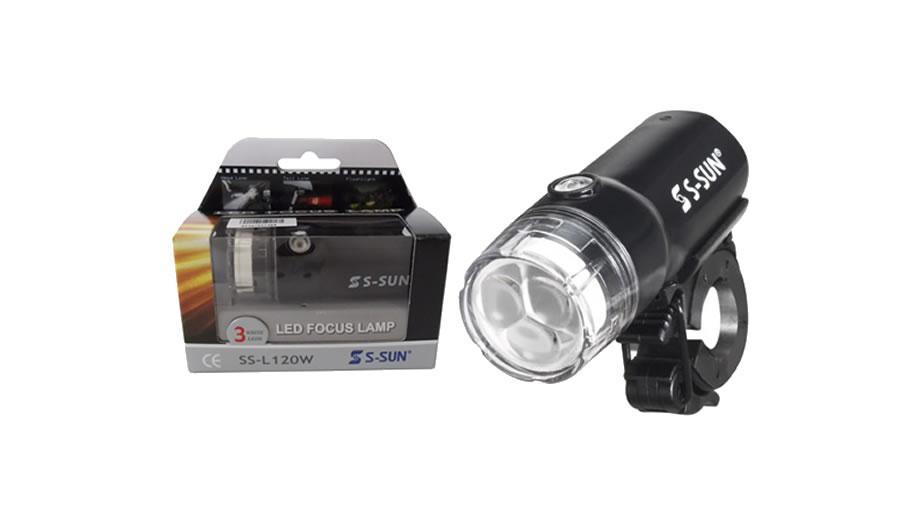 Lanterna S-Sun Modelo SS-L120W 3 Leds