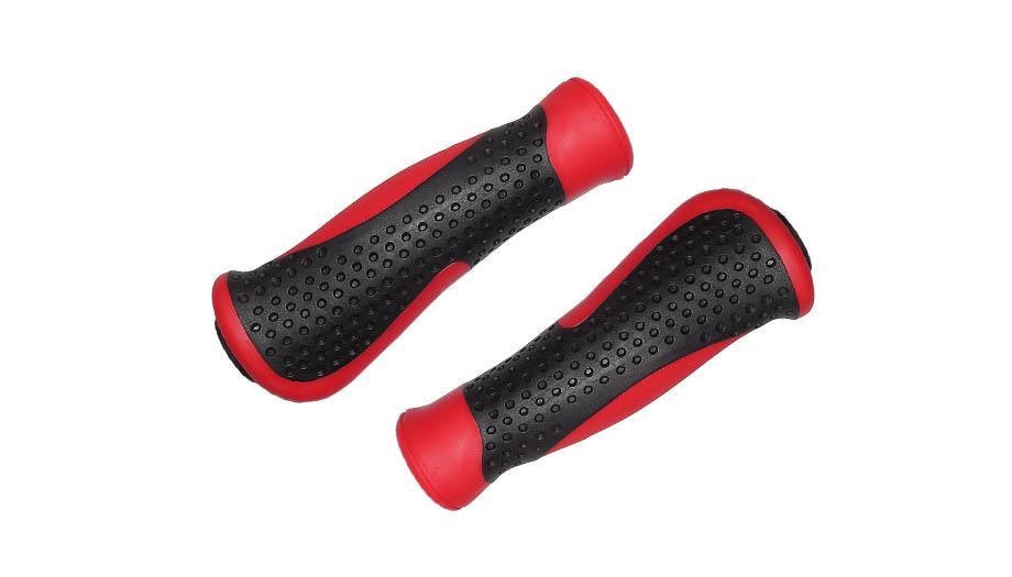 Manopla Giosbr Modelo GI-069 133mm  Ergonomica Preto Com Vermelho