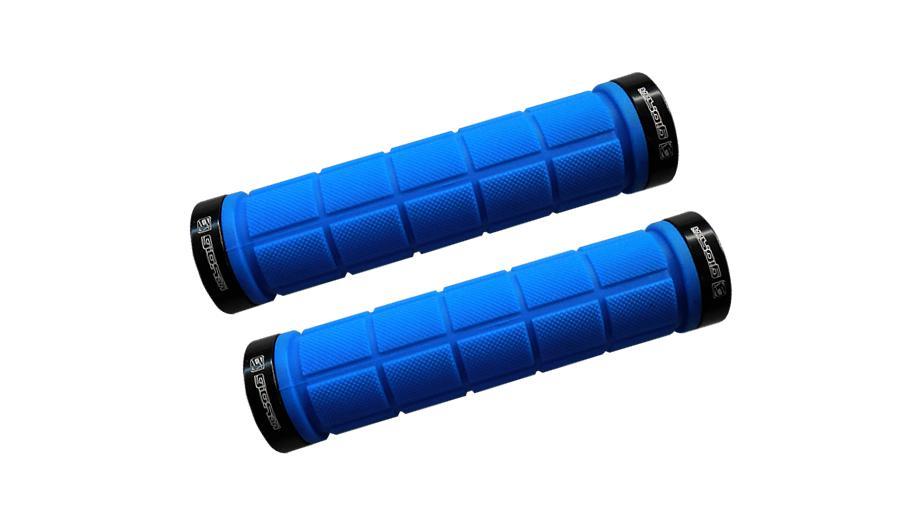 Manopla Giosbr MTB GI-155A 130mm Azul Com Duas Braçadeiras Preto