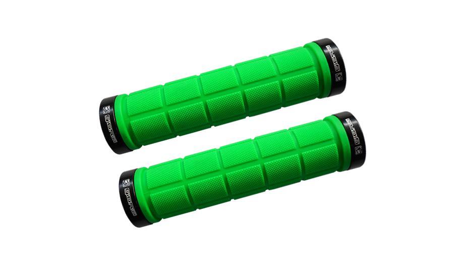 Manopla Giosbr MTB GI-155A 130mm Verde Com Duas Braçadeiras Preto