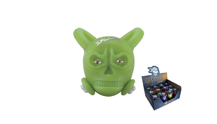 Sinalizador Skully Modelo SL-324 Resina Verde Led Branco