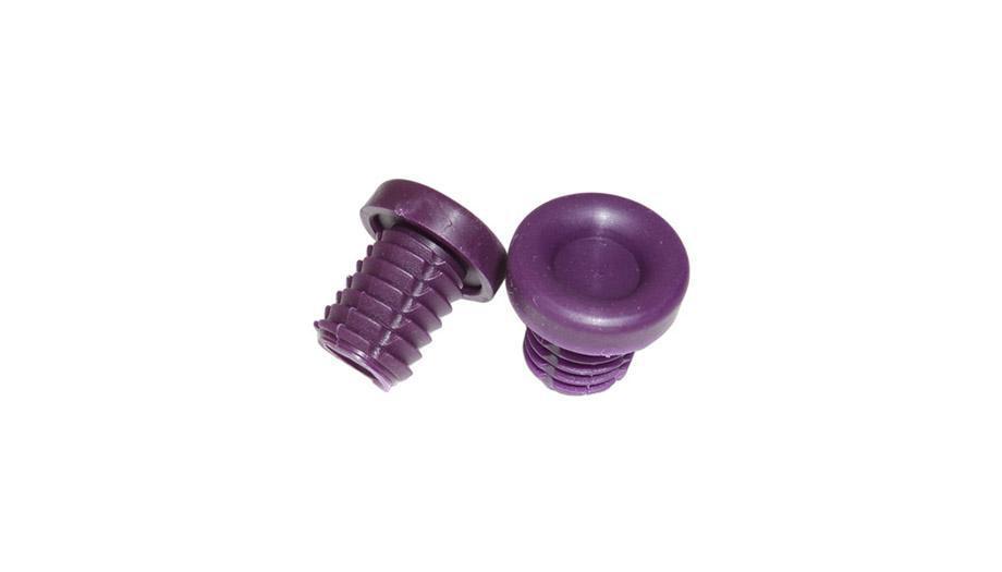 Terminal Nylon Modelo CB-1117 19mm Para Manopla BMX Roxo