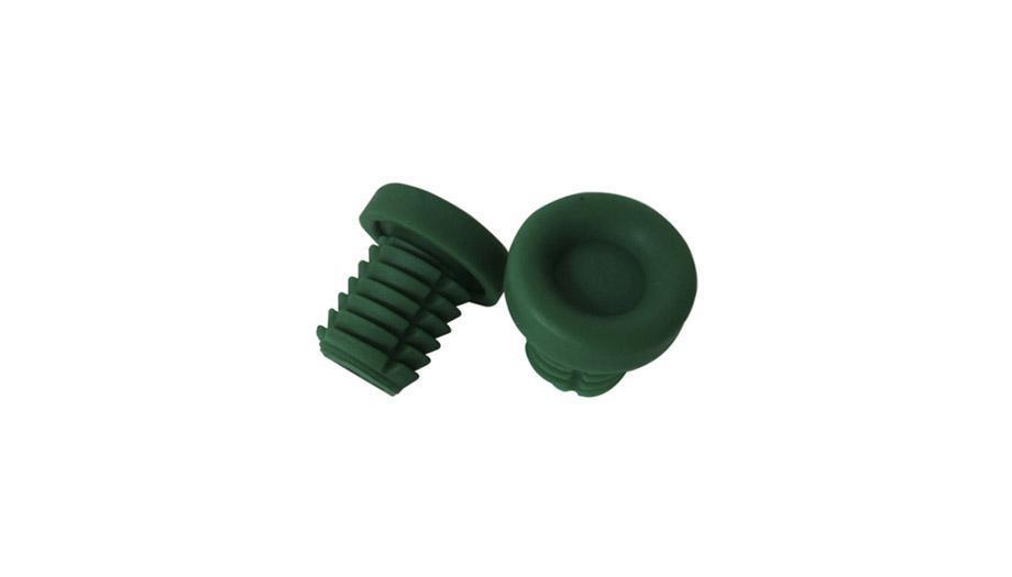 Terminal Nylon Modelo CB-1117 19mm Para Manopla BMX Verde